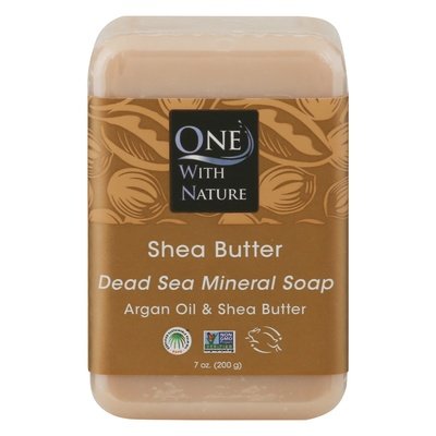 One With Nature Bar Soap Shea Butter 7 OZ [UNFI #51303] T