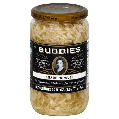 Bub Sauerkraut 6/25 OZ [UNFI #43914]