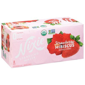 OG2 Nixie Sparkling Water Strawberry Hibiscus 3/8/12 OZ [UNFI #88980] T