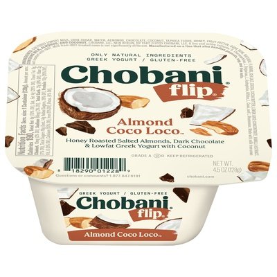 Chobani Almond Coco Loco & Dark Choc 12/4.5 Oz [UNFI #6921]