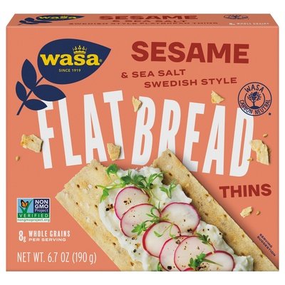 Wasa Sesame Ssalt Thins 10/6.7 OZ [UNFI #82940]