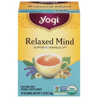 OG3 YOGi Tea Relaxed Mind 6/16 BAG [UNFI #32728] T