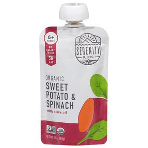 OG2 Serenity Kids Sweet Potato w/Spinach 6/3.5 OZ [UNFI #59912]