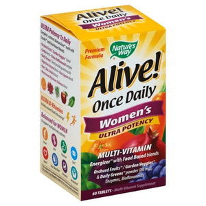 Natures Way Alive Once Daily Women 60 TAB [UNFI #84291] T