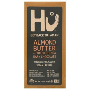 OG2 Hu Almond Butter/ Puffed Quinoa 12/2.1 Oz [UNFI #83162]