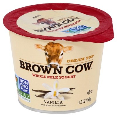 Brown Cow Crm Top Van 12/5.3 OZ [UNFI #36692]