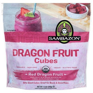 OG2 Sambazon Dragonfruit Cubes Red 8/12 OZ [UNFI #16088]