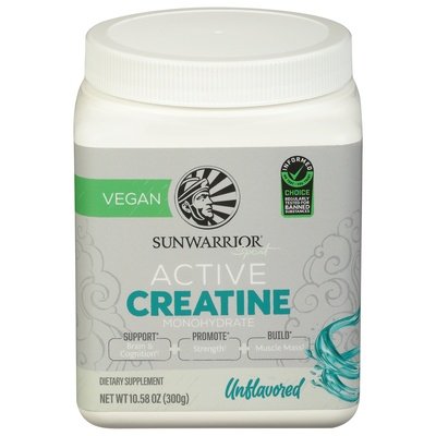 Sunwarrior Unflavored Active Creatine 10.58 Oz [UNFI #37736]