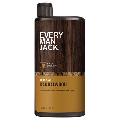 Every Man Jack Sandalwood Body Wash 16.9 OZ [UNFI #89861] T