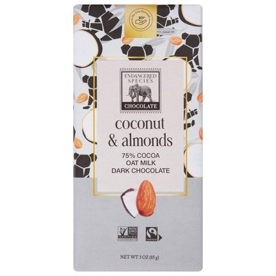 Endangered Species Dark Chocolate Coconut Almond 12/3 OZ [UNFI #53577]