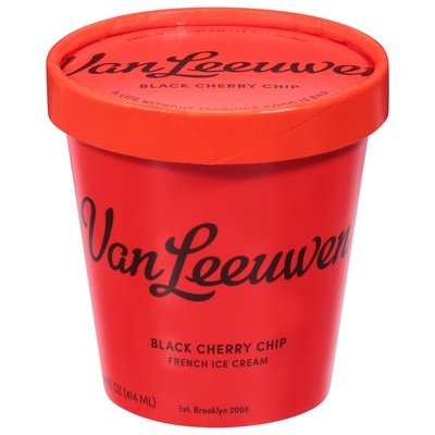 Van Leeuwen Ice Cream Black Cherry Chip 8/14 Oz [UNFI #13624]