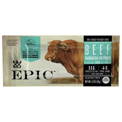 Epic Bar, Beef Barbacoa 12/1.3 OZ [UNFI #58422]