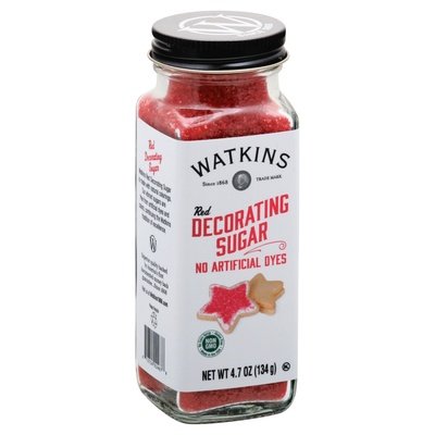 Watkins Red Decorating Sugar 3/4.7 OZ [UNFI #86750]