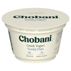 Chobani Plain Nf Yogurt 12/5.3 OZ [UNFI #69319]