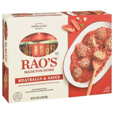 Rao`S Meatballs & Sauce 6/24 OZ [UNFI #57053]