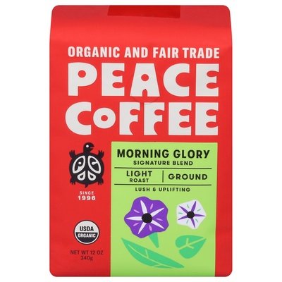 Peace Coffee Morning Glory Grind 6/12 Oz [UNFI #71502]