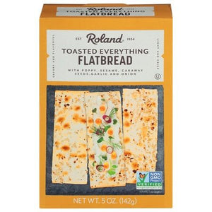 Roland Toasted Everything Flatbreads 12/5 Oz [UNFI #47879]