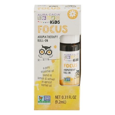 Aura Cacia Kids Focus Roll-On .31 OZ [UNFI #11346] T