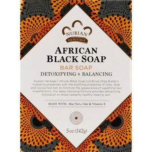 Nubian Heritage African Black Soap 5 OZ [UNFI #87526] T