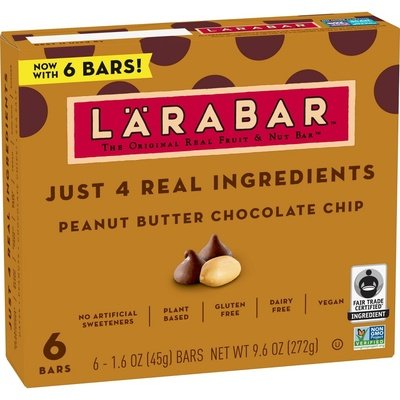 Larabar Peanut Butter Chocolate Chip 8/6/1.6 OZ [UNFI #75888]