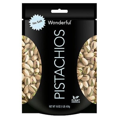 Wonderful Pistachios Roasted No Salt 12/16 OZ [UNFI #11910]